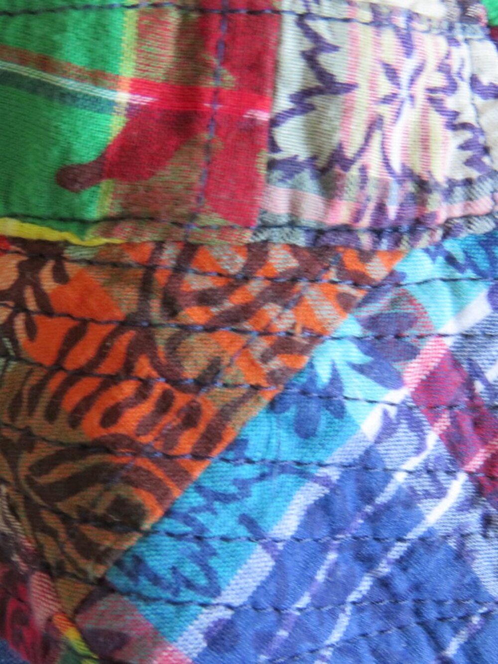 Polo Ralph Lauren Patchwork Bucket Hat S/M 58cm 100% Cotton Multicolor NWT - Picture 9 of 10